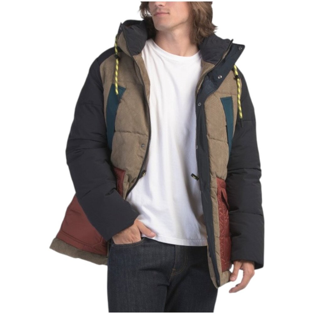 SCOTCH & SODA Arza Mixed Media Quilted Parka